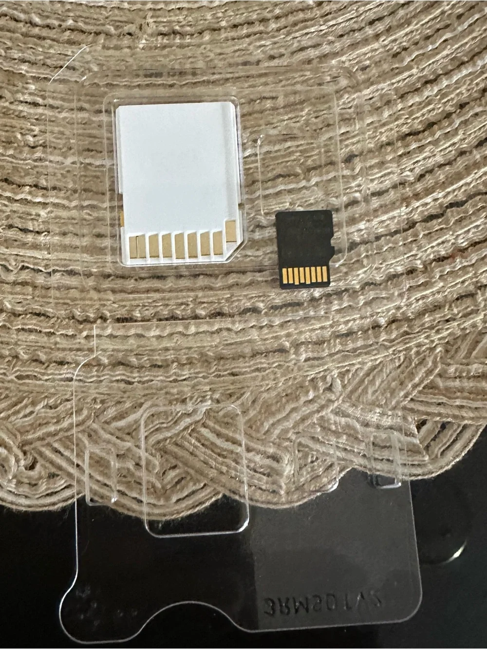 32GB microSD Card with White SD Adapter